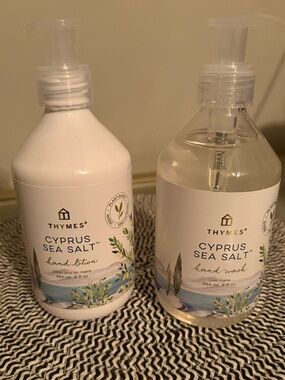 Thymes Cyprus Sea Salt Hand Care Set of 2